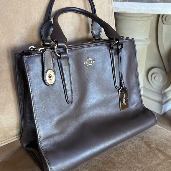 Coach Crosby Smooth Leather Mink Bag brown - Picture 11 of 12